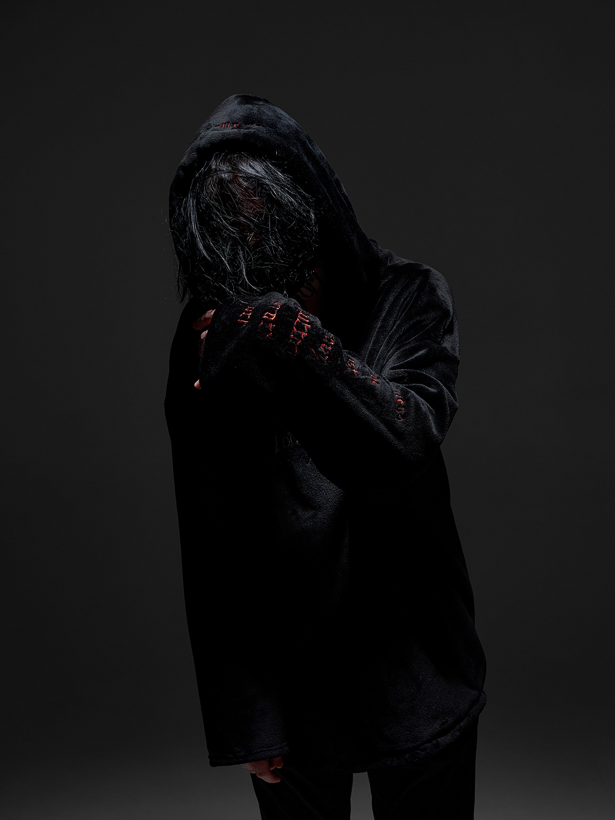 Plush Hoodie "cardinal sins"